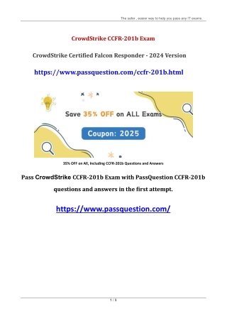 CrowdStrike Certified Falcon Responder CCFR-201b PDF Questions and Answers