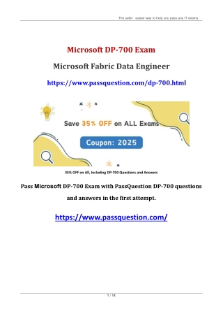 Microsoft Fabric Data Engineer DP-700 PDF Questions and Answers