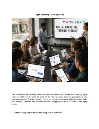 Digital Marketing Training Near Me _ Marctech