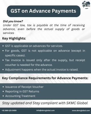 GST on Advance Payments