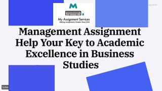 Management Assignment Help Your Key to Academic Excellence in Business Studies
