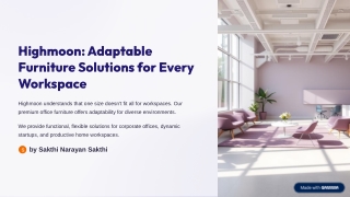 highmoon adaptable furniture solutions for every