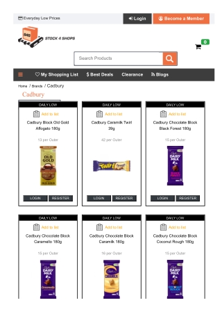 Cadbury Chocolate Wholesale NZ
