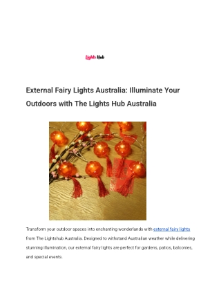 External Fairy Lights Australia | Weatherproof Outdoor Lighting – The Lights Hub