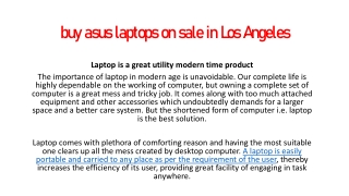buy asus laptops on sale in Los Angeles
