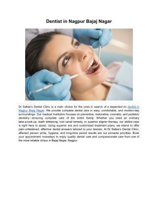 Dentist in Nagpur Bajaj Nagar