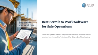 Best Permit to Work Software for Safe Operations