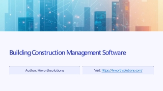 ERP Software in India, Software for Road Construction - HSPL