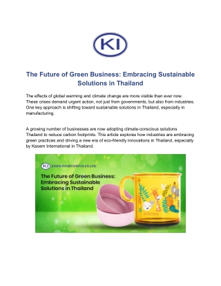 The Future of Green Business_ Embracing Sustainable Solutions in Thailand