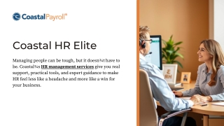 HR management services - Coastal Payroll
