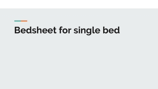 Soft Cotton Bedsheets for Single Beds  Spaces.in
