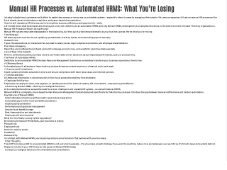 manual hr processes vs automated hrms what