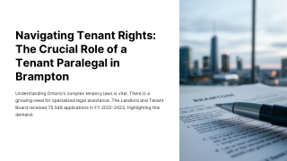 Reliable Tenant Paralegal Services in Brampton