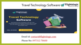 Travel Technology Software