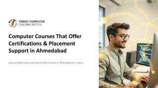 Best Computer Courses with Certification & Placement Support in Ahmedabad