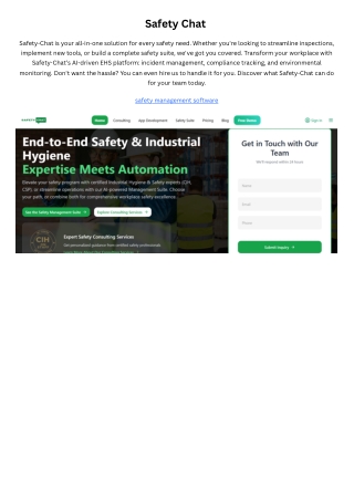 safety chat