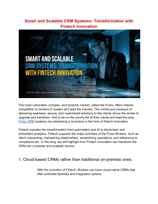 Smart and Scalable CRM Systems_ Transformation with Fintech Innovation