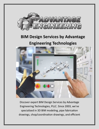 BIM Design Services by Advantage Engineering Technologies