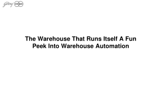The Warehouse That Runs Itself A Fun Peek Into Warehouse Automation