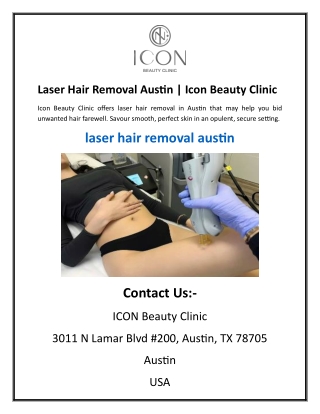 Laser Hair Removal Austin
