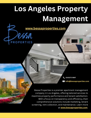 Los Angeles Property Management - www.bessaproperties.com