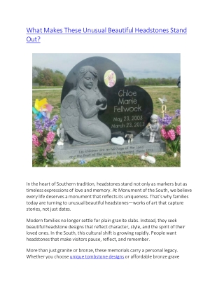 What Makes These Unusual Beautiful Headstones Stand Out (1)