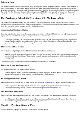 The Psychology Behind Port Machines: Why We Love to Rotate