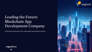 leading the future blockchain app development
