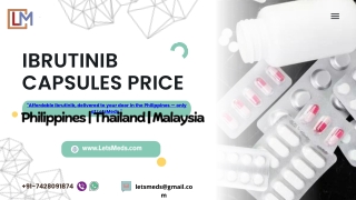 Ibrutinib Capsules Price Philippines