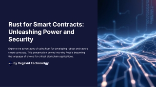 Rust Smart Contract Development: Fast, Secure & Scalable Blockchain Solutions