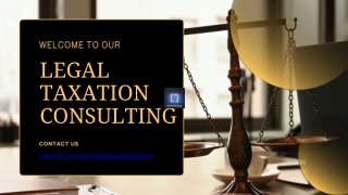 Legal Taxation Consulting