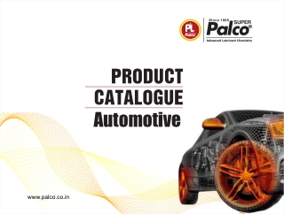 Download Palco Automotive Oils & Lubricants Catalogue PDF