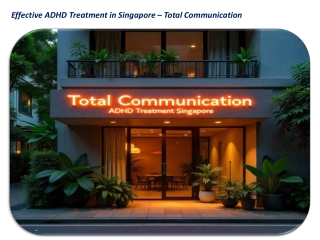 ADHD treatment in Singapore