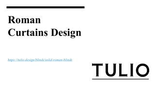 Roman Curtains Design