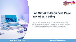 Top Mistakes Beginners Make in Medical Coding