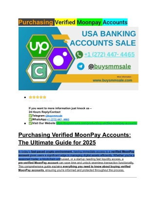 how to get a verified Moonpay account