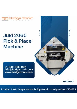 Juki 2060 Pick & Place Machine