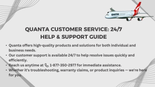 quanta customer service 24 7 help support guide