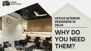 Office Interior Designers in Delhi