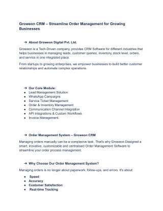 With order management software streamline your order process management
