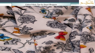 Cotton Fabric Tips for Smart Shoppers