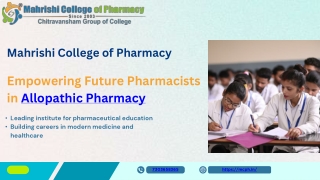 Allopathic Pharmacy
