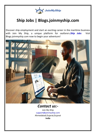 Ship Jobs | Blogs.joinmyship.com