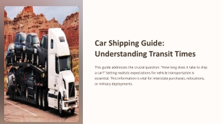 Car shipping guide