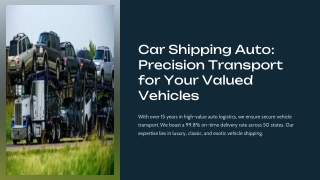 Auto Transport Services