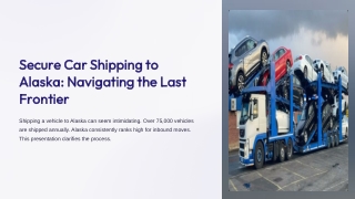 Secure Car Shipping