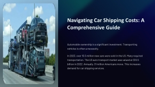 Car Shipping Costs