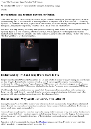 Why Consistency Beats Perfection With Trainers