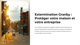 Extermination Granby