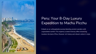 Peru Luxury Tour